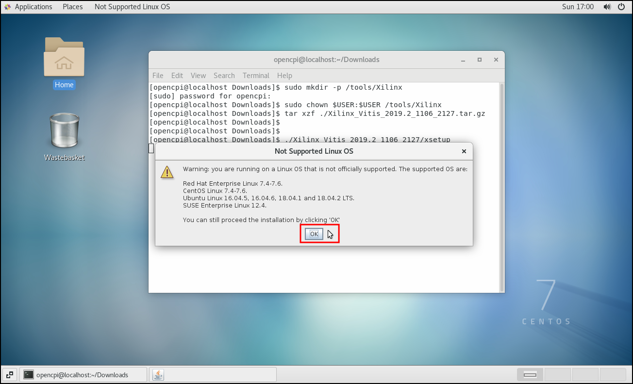 Xilinx Unsupported OS